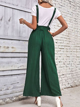Pauline Perfee Tie Belt Wide Leg Overalls - Be Juliet