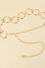 Circle Ring Chain Belt - Be Juliet