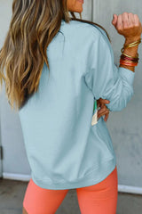 Bella Contrast Long Sleeve Sweatshirt - Be Juliet
