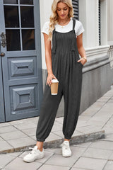 Lovelet Knotted Strap Overalls with Pockets - Be Juliet