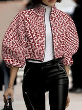 Karina Print Short Jacket - Be Juliet