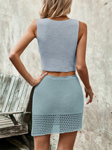 Samantha Sleeveless Top and Drawstring Skirt Set - Be Juliet