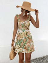 Ruffled Surplice Mini Dress - Be Juliet