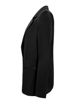 Lapel Collar Long Sleeve Blazer - Be Juliet