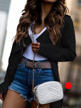 Collared Neck Long Sleeve Trench Coat - Be Juliet