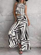Rosalie Geometric Print Co-ord Set - Be Juliet