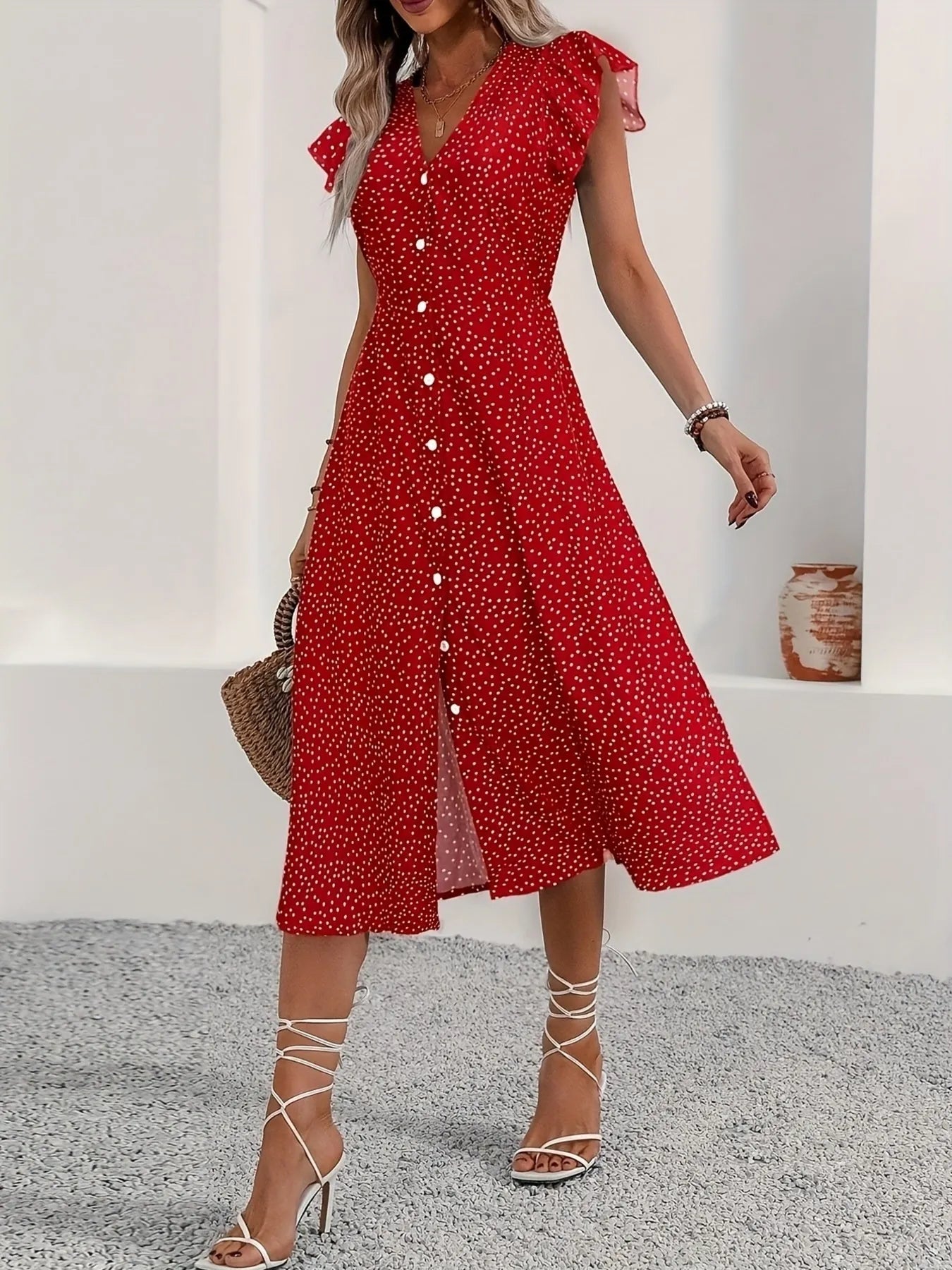 Isabella dress - ruffle mini