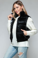 Alarie Fine Fur Lining Quilted Vest - Be Juliet