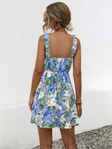 Ruffled Surplice Mini Dress - Be Juliet
