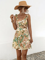 Ruffled Surplice Mini Dress - Be Juliet