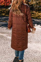 Marceline Quilted Stand‑Neck Puffer Coat