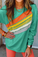 Bella Contrast Long Sleeve Sweatshirt - Be Juliet