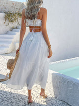 Devine Tie Back Cami Midi Dress - Be Juliet