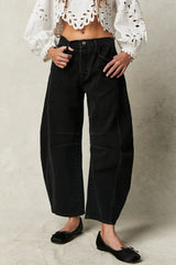 Cora Wide Leg Jeans with Pockets - Be Juliet