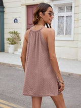 Florira Eyelet Sleeveless Mini Dress - Be Juliet