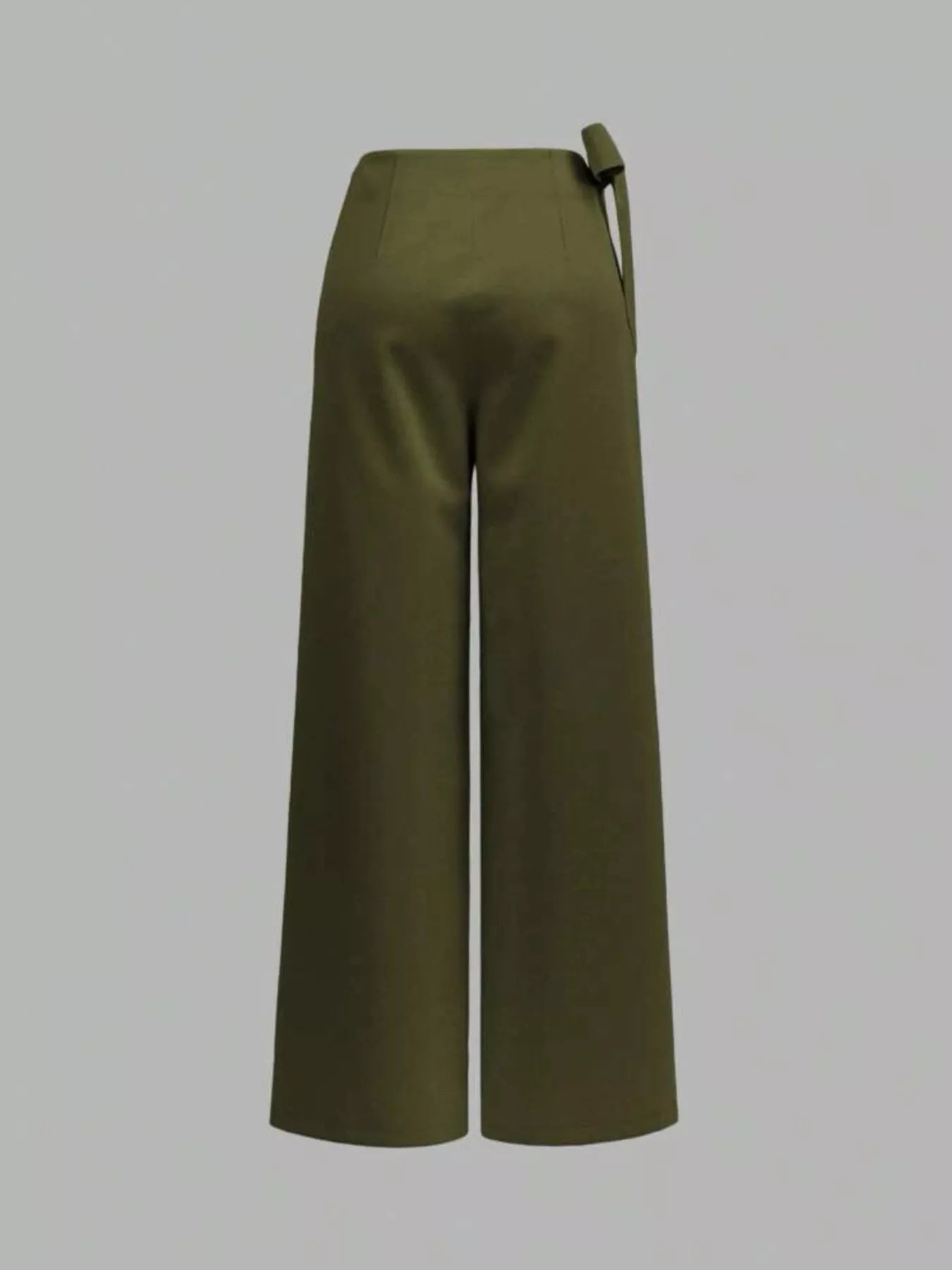 Renée Wrap-Waist Wide Leg Pants - Be Juliet