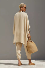 Relaxed Top and Wide Leg Pants Set - Be Juliet