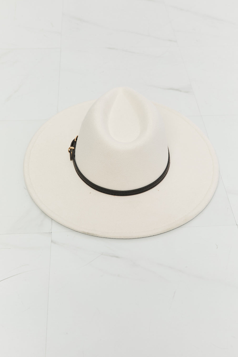 Fame Keep It Classy Fedora Hat - Beige, lifestyle styled on model - Be Juliet