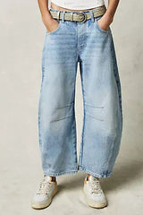 Cora Wide Leg Jeans with Pockets - Be Juliet