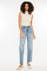 Kancan Ultra High Rise Distressed Boyfriend Jeans - Be Juliet
