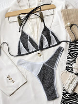 Christina Patchwork Mini Bikini - Be Juliet