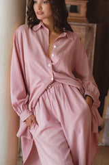 Calin Wide Leg Linen Pants – Final Sale