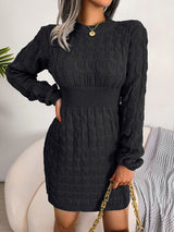 Twist Waist Wrap Sweater Dress - Be Juliet