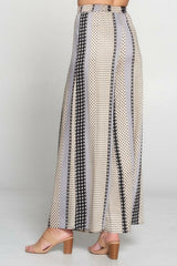 High Waist Palazzo Pants With Elastic Waist - Be Juliet