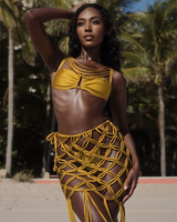 Oreillia Three-Piece Swimsuit Set