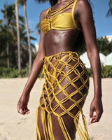 Oreillia Three-Piece Swimsuit Set