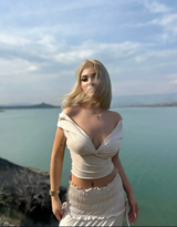 Faith Ruffle Crop Top and Skirt Set