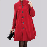 Relaxed Wool Cape Coat - Be Juliet