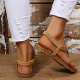 Julie Beaded Leather Open Toe Sandals - Be Juliet