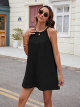 Florira Eyelet Sleeveless Mini Dress - Be Juliet