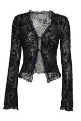 Double Tied Long Sleeve Blouse - Be Juliet