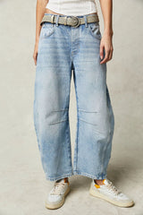 Cora Wide Leg Jeans with Pockets - Be Juliet