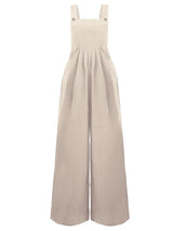 Full Size Square Neck Wide Strap Overalls - Be Juliet