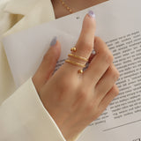 Titanium Steel Wrap Ring - Be Juliet