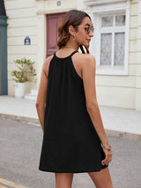 Florira Eyelet Sleeveless Mini Dress - Be Juliet