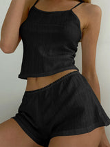 Square Neck Cami and Shorts Set - Be Juliet