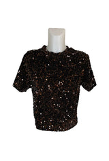 CANDY Sparkling Sequin Crop Top - Be Juliet