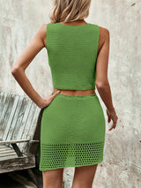 Samantha Sleeveless Top and Drawstring Skirt Set - Be Juliet