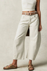Cora Wide Leg Jeans with Pockets - Be Juliet