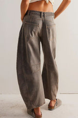 Cora Wide Leg Jeans with Pockets - Be Juliet