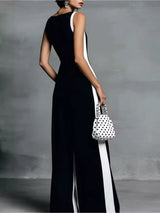 Céline Contrast Trim Jumpsuit - Be Juliet