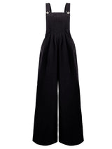 Full Size Square Neck Wide Strap Overalls - Be Juliet