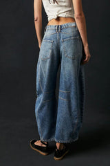 Cora Wide Leg Jeans with Pockets - Be Juliet