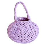 NAGA Macrame Vessel Basket Bag - Be Juliet