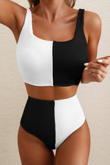 Esme Colorblock Square Neck Bikini