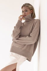 Basic Bae Turtleneck Long Sleeve Sweater - Be Juliet